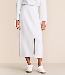 Lou & Grey Heathered Scubasoft Maxi Skirt carousel Product Image 3
