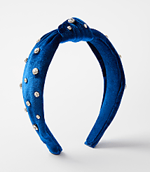 Sparkle Velvet Knot Headband carousel Product Image 1