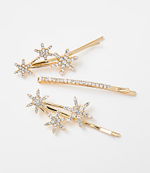 Pave Star Bobby Pin Set carousel Product Image 1