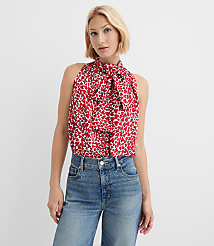 Heart Tie Neck Halter Top carousel Product Image 4