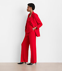 LOFT Versa Crepe Drape Relaxed Blazer carousel Product Image 1