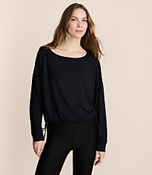 Lou & Grey Side Tie Essential Modal Tee carousel Product Image 1