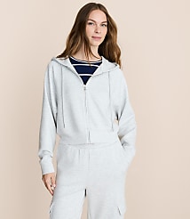Lou & Grey Heathered Scubasoft Zip Hoodie carousel Product Image 1
