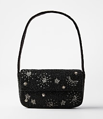 Moon & Star Beaded Shoulder Bag carousel Product Image 1
