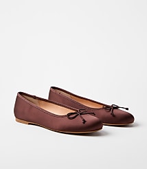 Satin Ballet Flats carousel Product Image 1