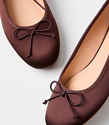 Satin Ballet Flats carousel Product Image 2
