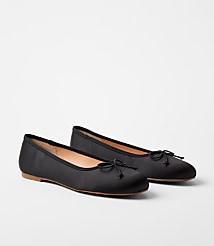 Satin Ballet Flats carousel Product Image 1