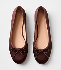 Satin Ballet Flats carousel Product Image 3