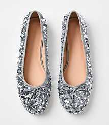 Sequin Ballet Flats carousel Product Image 3
