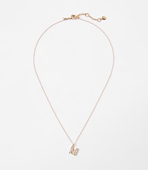 Pave Initial Necklace carousel Product Image 1