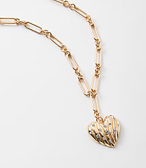 Sparkle Heart Pendant Necklace carousel Product Image 2