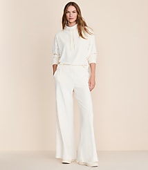 Petite Lou & Grey Ribbed Velour Side Slit Wide Leg Pants carousel Product Image 1