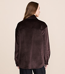 Lou & Grey Ribbed Velour Shirt Jacket carousel Product Image 2