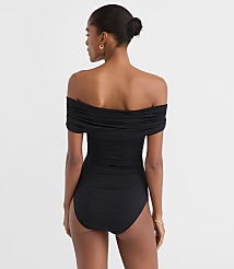 LOFT Beach Twist Over The Shoulder One Piece Swimsuit carousel Product Image 4