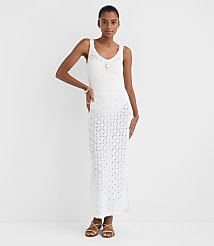 LOFT Beach Stitchy V-Neck Maxi Sweater Dress carousel Product Image 2