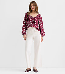 Belted Palmer Wide Leg Pants in Pique carousel Product Image 1