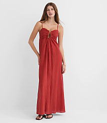 LOFT Beach Hook Keyhole Maxi Dress carousel Product Image 3