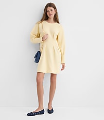 Pleated Terry Mini Dress carousel Product Image 2