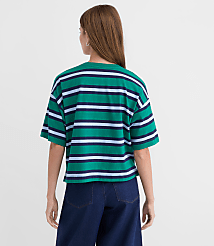 Striped Jersey Modern Tee carousel Product Image 2