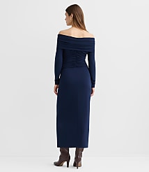 Ruched Off The Shoulder Midi Dress carousel Product Image 3