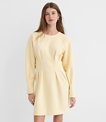 Pleated Terry Mini Dress carousel Product Image 1