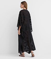 LOFT Beach Palm Mesh Maxi Swimsuit Coverup carousel Product Image 3