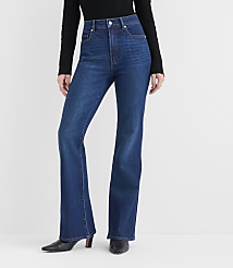 Rivete High Rise Slim Flare Jeans in Muse Wash carousel Product Image 2