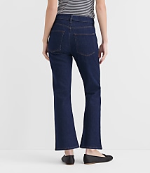 Rivete High Rise Kick Crop Jeans in Nova Wash carousel Product Image 2