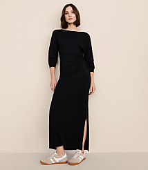 Lou & Grey Brushed Jersey Cinched Maxi Dress carousel Product Image 1