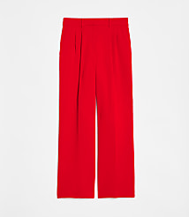 Petite LOFT Versa Crepe Drape Pleated Relaxed Straight Pants carousel Product Image 5