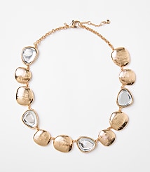 Mixed Metal Statement Necklace carousel Product Image 1