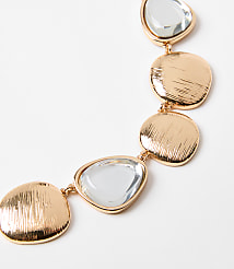 Mixed Metal Statement Necklace carousel Product Image 2