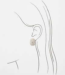 Oversized Crystal Stud Earrings carousel Product Image 2