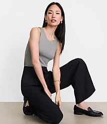 LOFT Versa 360 Knit Halter Tank Top carousel Product Image 2