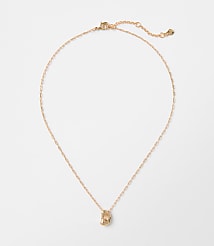 Bubble Letter Initial Necklace carousel Product Image 1