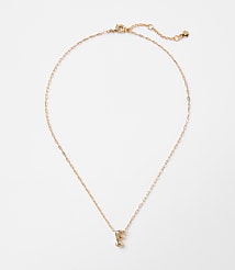 Bubble Letter Initial Necklace carousel Product Image 1