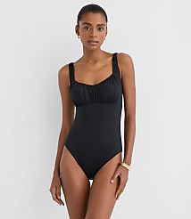 LOFT Beach Ruched Bodice One Piece Swimsuit carousel Product Image 1