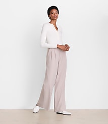 LOFT Versa Ribbed Henley Sweater carousel Product Image 1