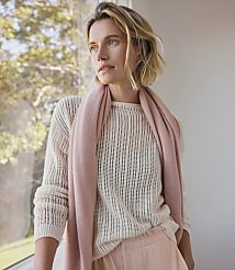 Haven Well Within Wool and Cashmere Pointelle Roll Neck Sweater carousel Product Image 2
