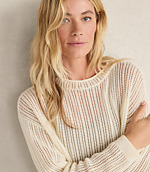 Haven Well Within Wool and Cashmere Pointelle Roll Neck Sweater carousel Product Image 4