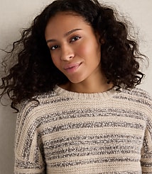 Haven Well Within Cashmere Striped Crewneck carousel Product Image 4