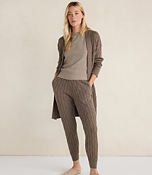 Haven Well Within Organic Cotton Cashmere Cable Cardigan carousel Product Image 2