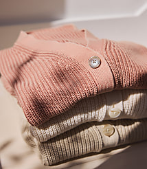 Haven Well Within Organic Cotton Shaker Stitch Cardigan carousel Product Image 2