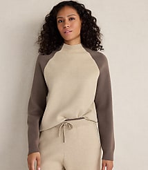 Haven Well Within Viscose Blend Colorblock Crewneck carousel Product Image 1