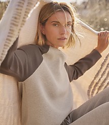 Haven Well Within Viscose Blend Colorblock Crewneck carousel Product Image 3