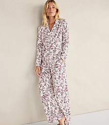 Haven Well Within Organic Cotton Jersey Blushing Blooms Pajama Shirt carousel Product Image 3