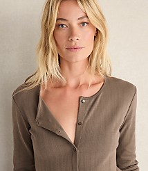 Haven Well Within Organic Cotton Pointelle Cardigan carousel Product Image 2