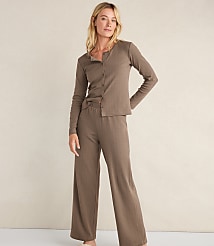 Haven Well Within Organic Cotton Pointelle Cardigan carousel Product Image 3