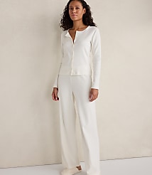 Haven Well Within Organic Cotton Pointelle Cardigan carousel Product Image 2