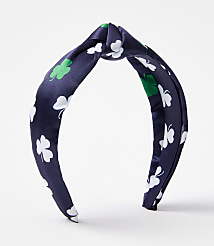Shamrock Satin Knot Headband carousel Product Image 1